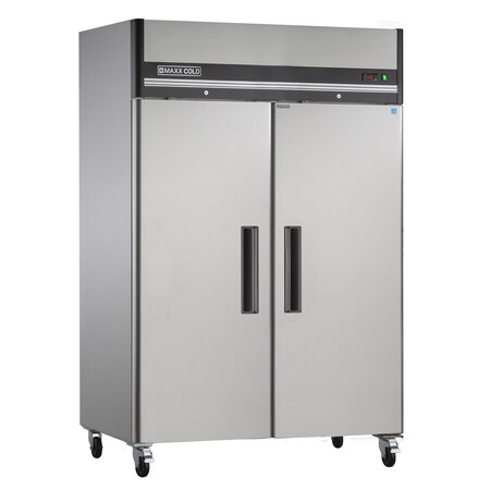 Maxx Cold Reach-In Freezer, Double Door, Top Mount 49 CUFT MXCF-49FD